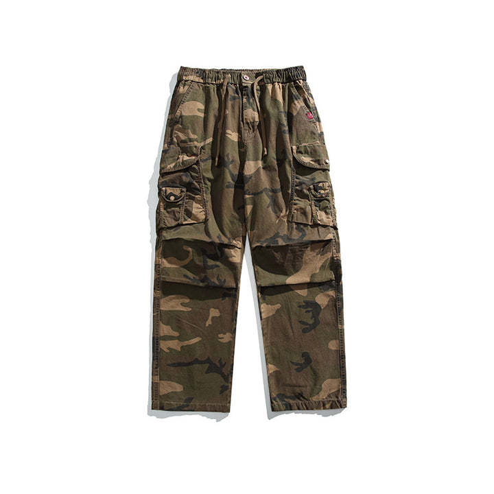 Pantalon cargo camouflage à la mode pour hommes Lune London