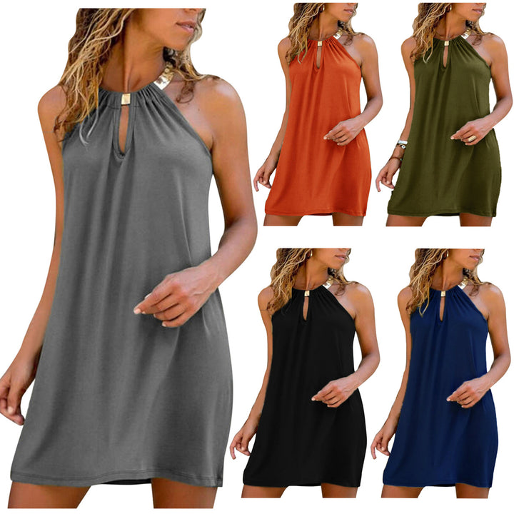 Women Halter A-Line Dress Chic and Style