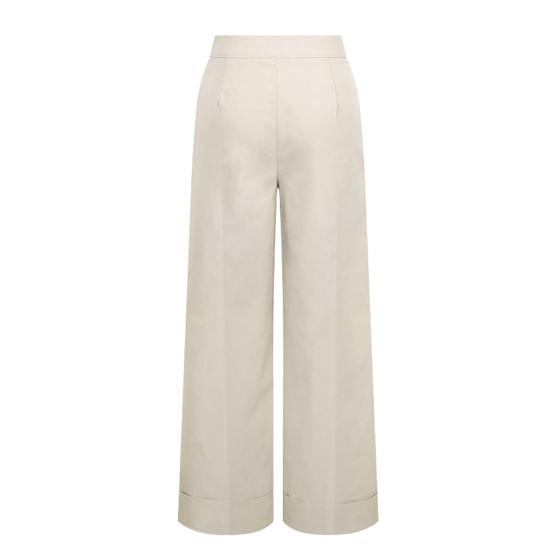 Women Exclusive Wide Pants with Fashionable Waist Band Chic & Stil