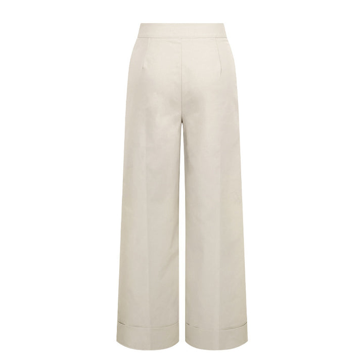 Women Exclusive Wide Pants with Fashionable Waist Band Chic & Stil