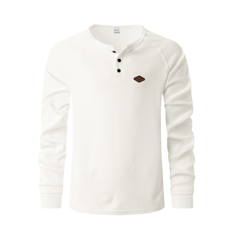 Trendy long sleeve shirt for men with button details Lune London