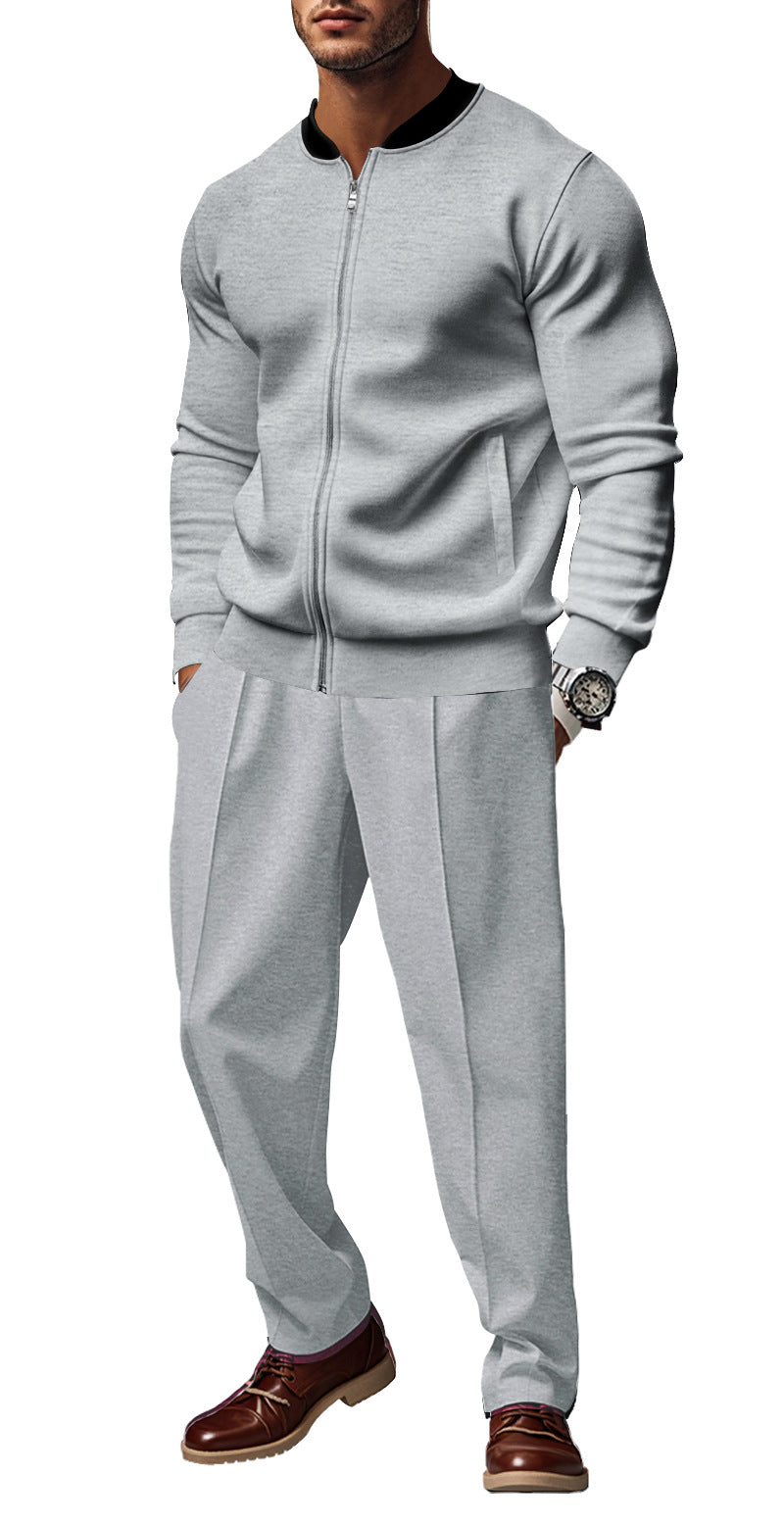Sporty hoodie jacket for men with zipper and matching training pants Lune London
