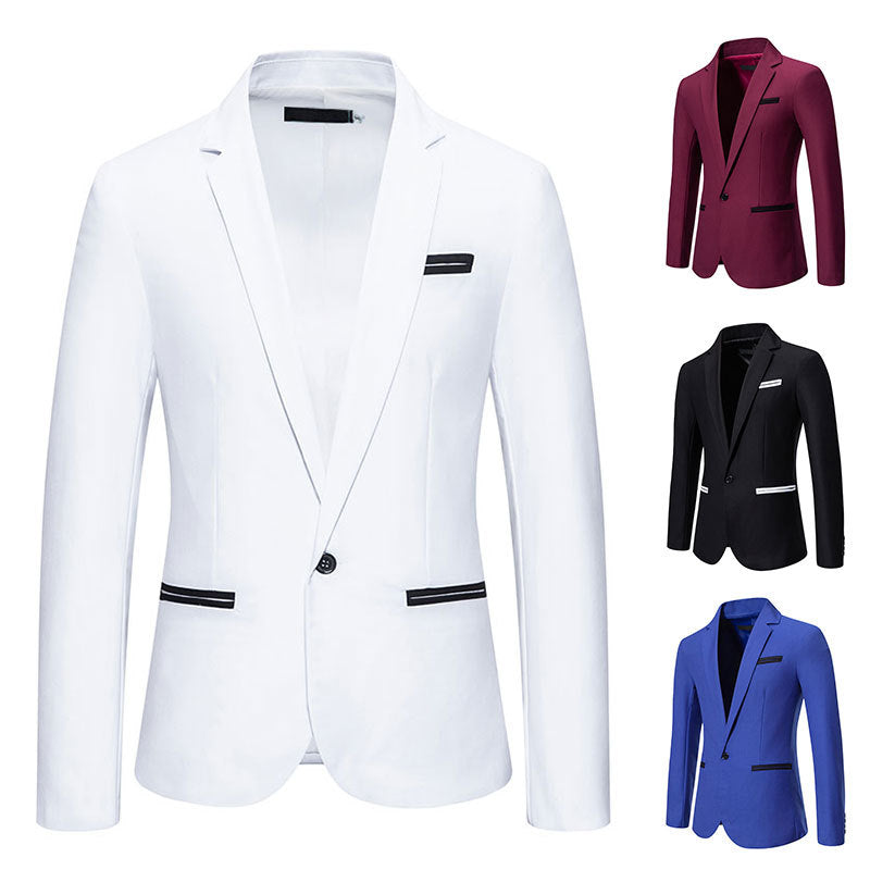 Elegant men's jacket with a modern cut and delicate Lune London accents