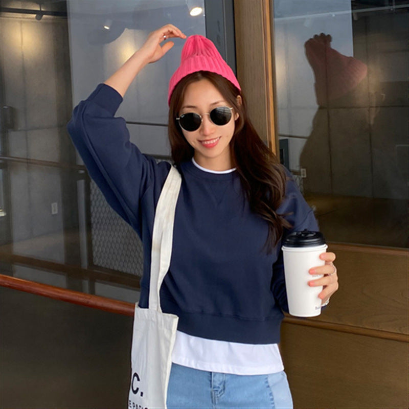 Sweatshirt décontracté pour femmes avec des manches volumineuses Chic & Stil