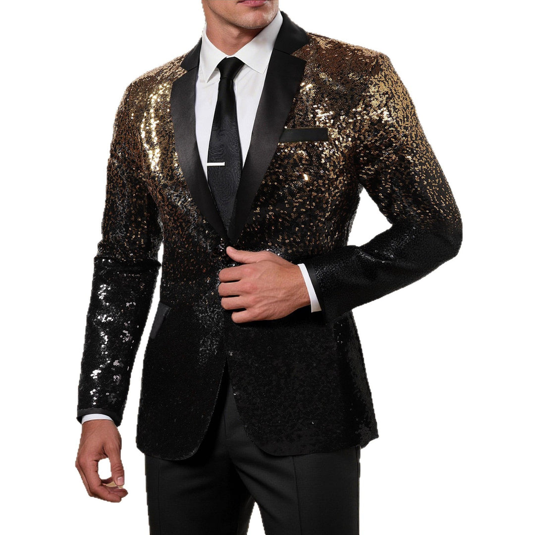 Men's sequin glam blazer Lune London