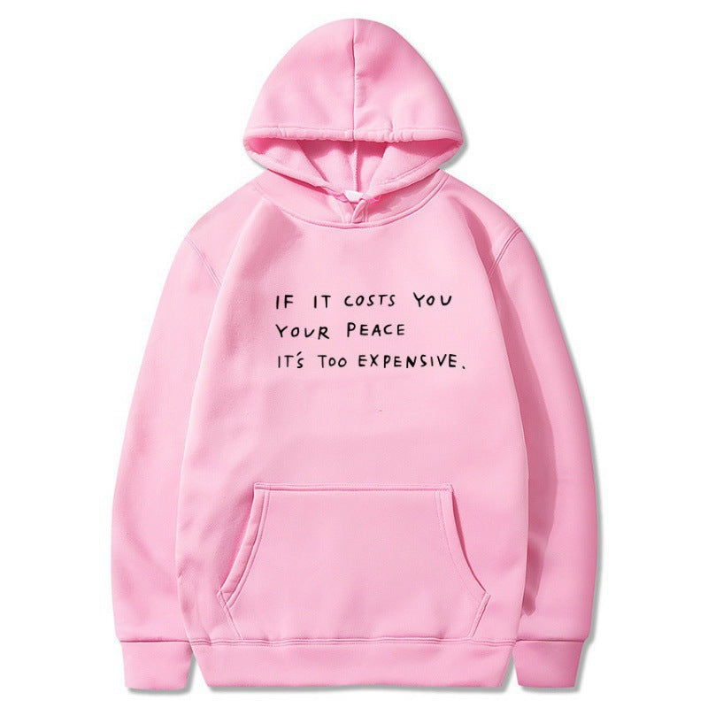 Women's hoodie with inspiring quote and comfortable fit Lune London