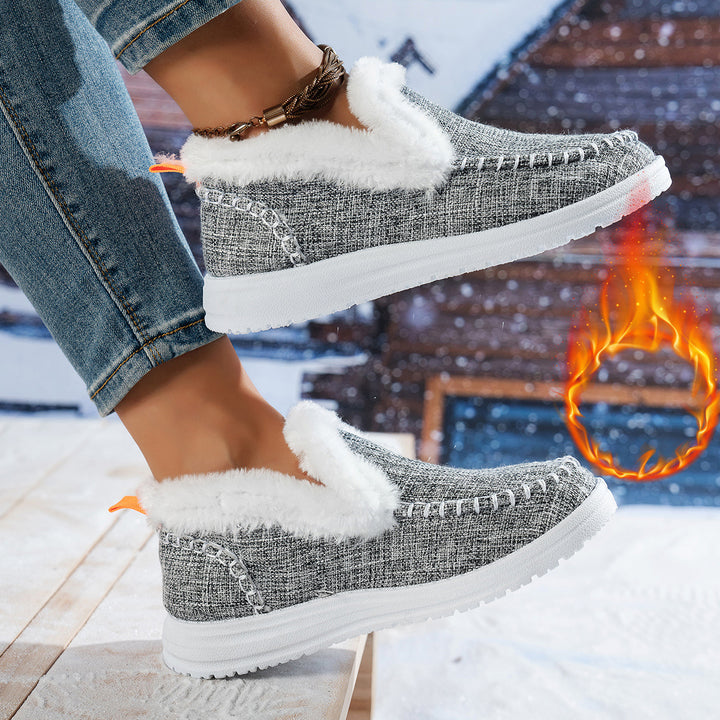 Ladies Comfortable and Cozy Sneakers Lune London