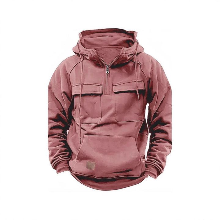 Practical and warm hooded jacket for men with pockets Lune London