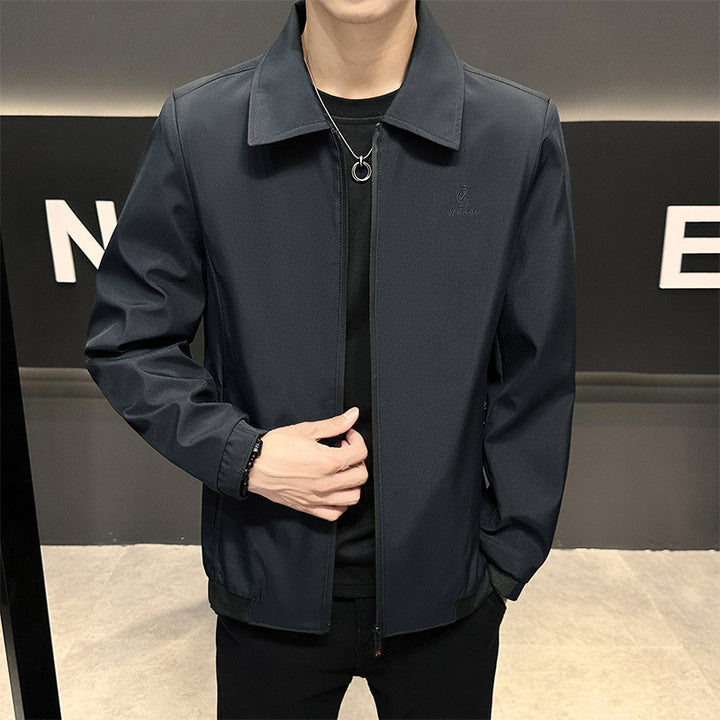 Fashionable transitional jacket for men with anti-moisture function Lune London
