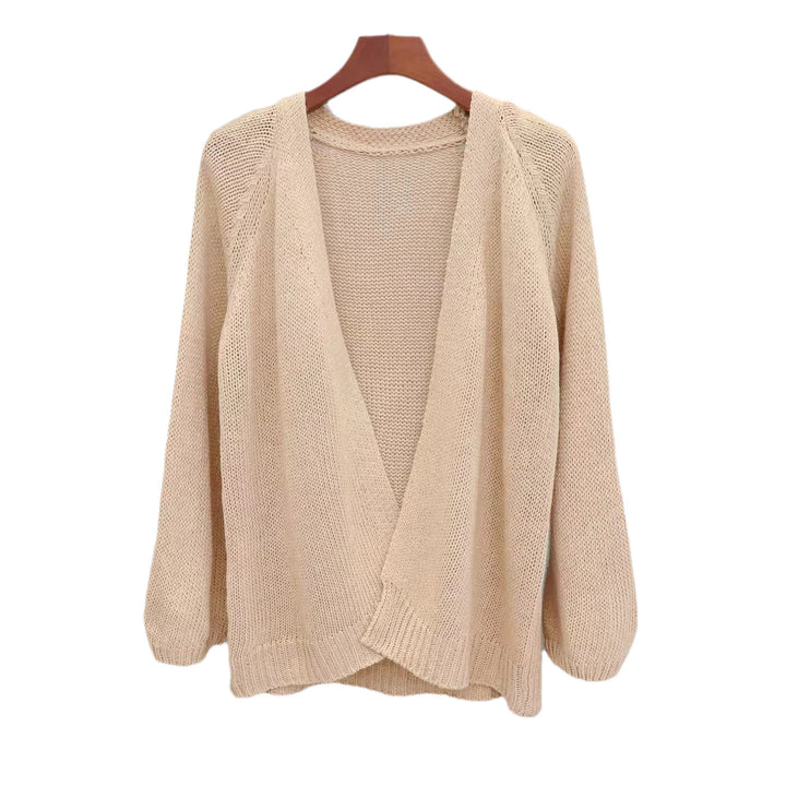 Ladies casual cardigan with open design and airy knit structure Lune London