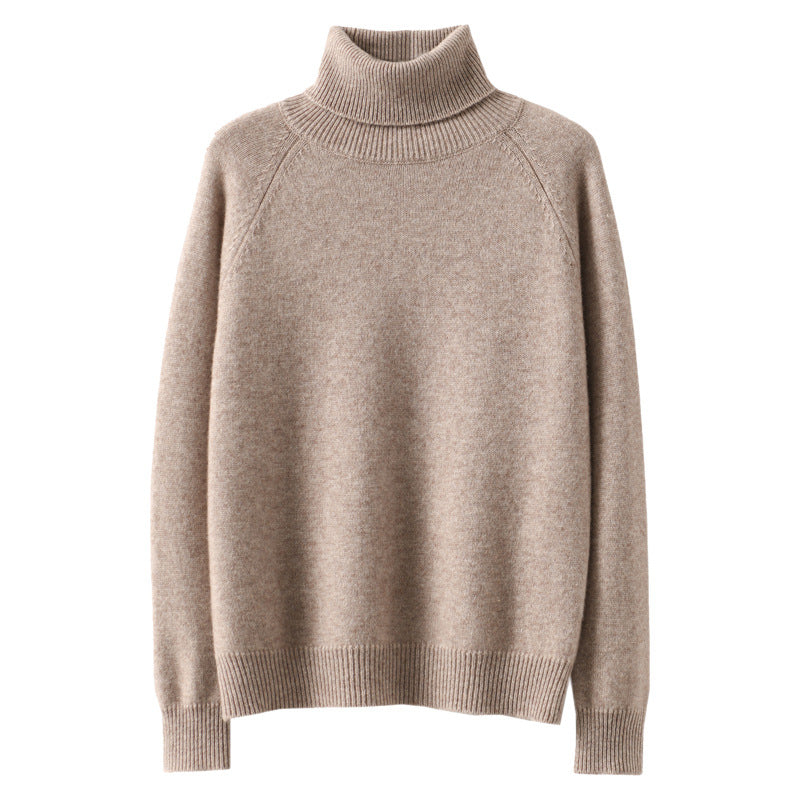 Womens cashmere turtleneck sweater Lune London
