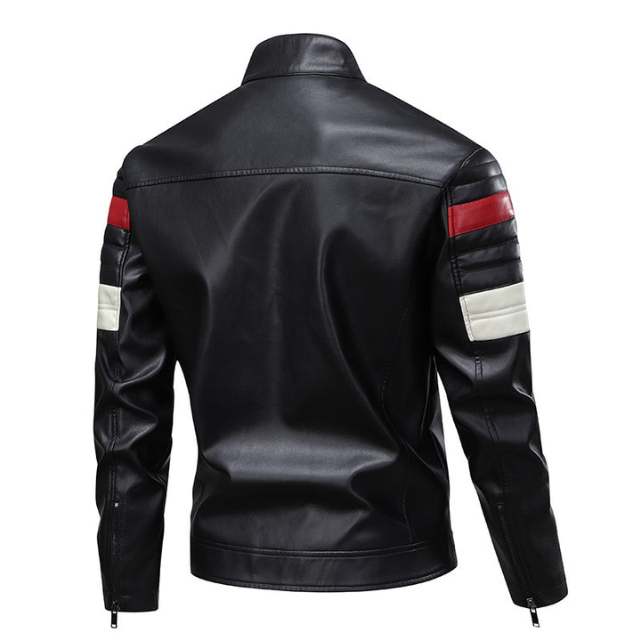Lune London men's leather motorcycle jacket