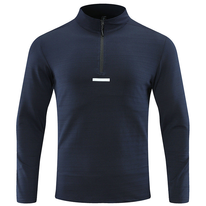 Functional pullover for women with high collar and half-zip Lune London