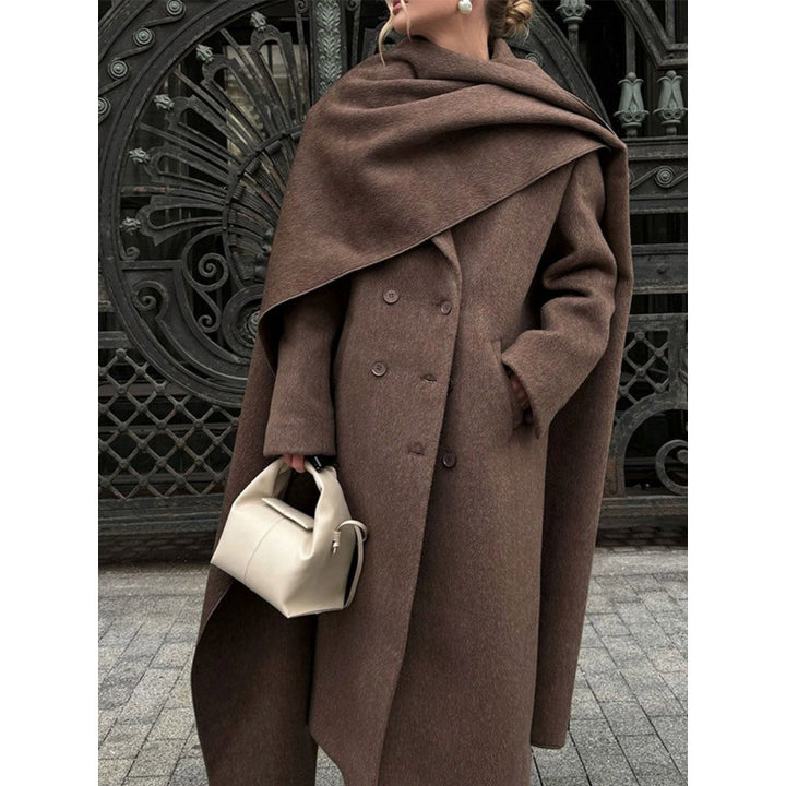 Plus size ladies wrap coat Lune London
