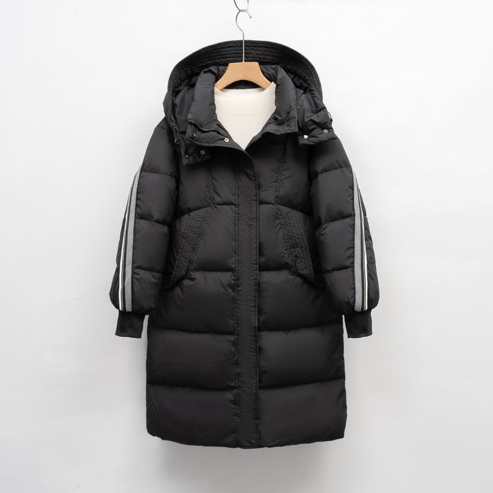 Insulated winter coat for women with functional pockets and adjustable hood Lune London