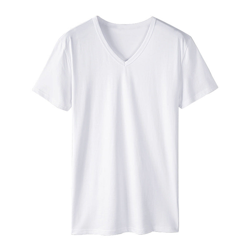 Women's V-neck T-shirt made of high-quality cotton blend Lune London