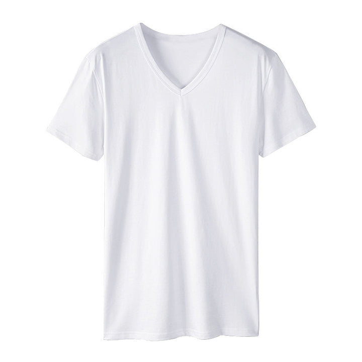 Women's V-neck T-shirt made of high-quality cotton blend Lune London