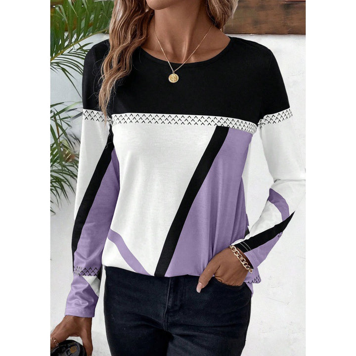 Trendy long sleeve shirt for women with graphic pattern Lune London