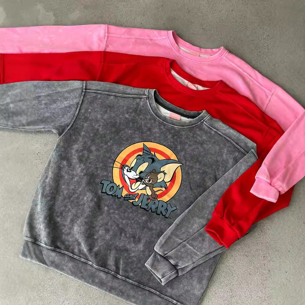 Casual hoodie for women with unique cartoon design Lune London
