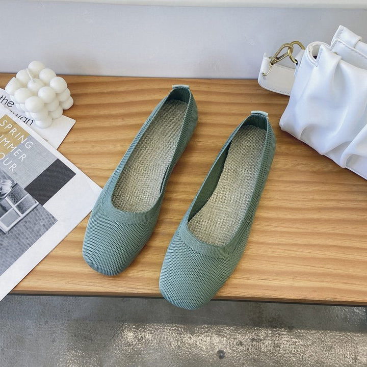Women's Breathable Ballet Flats Made of Flexible Material Lune London