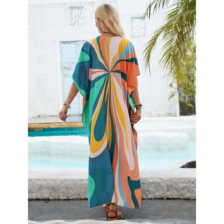 Women Bohemian butterfly dress beach chic and style