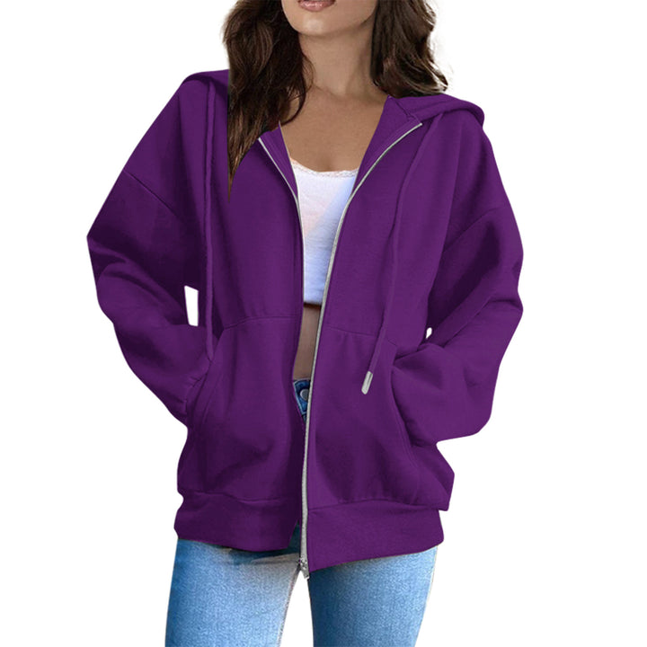 Women's hoodie jacket with cozy oversized cut Chic & Stil