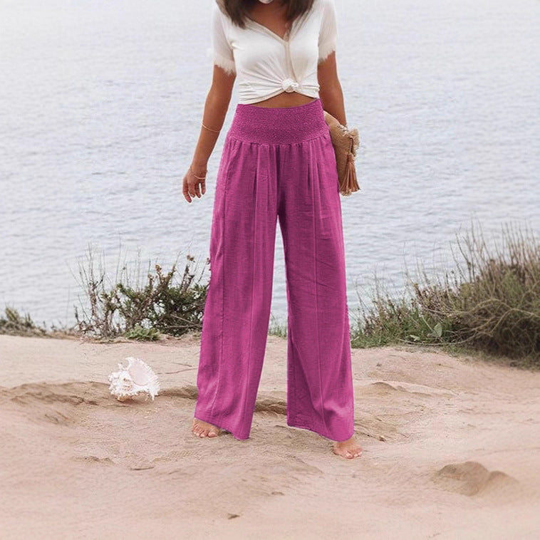 Ladies Wide Palazzo Pants Lune London