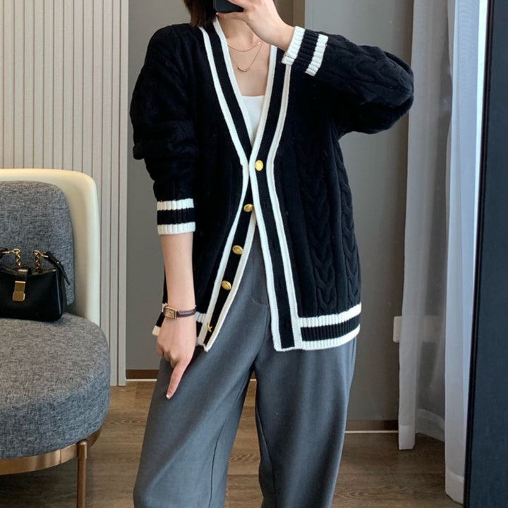 Ladies vest with elegant braid design Lune London