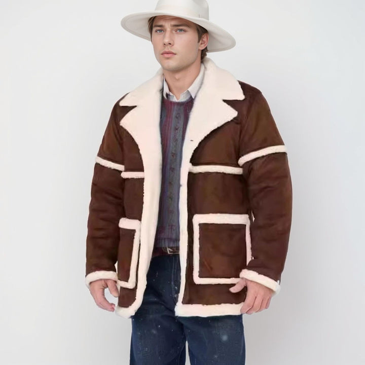 Casual and padded outdoor jacket for men with large pockets Lune London