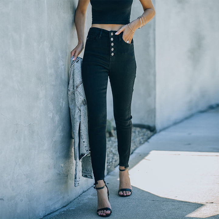 High-waisted skinny jeans for women Lune London