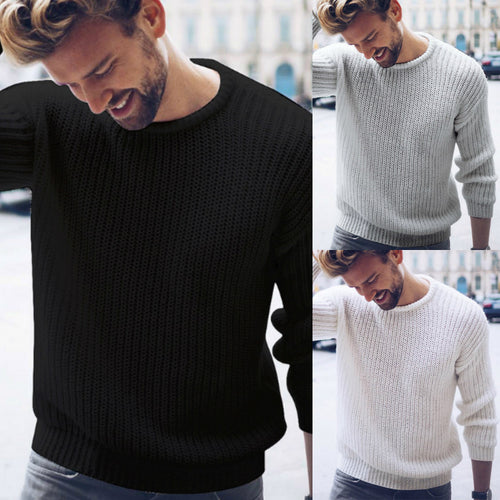 Casual sweater for men with an airy structure Lune London