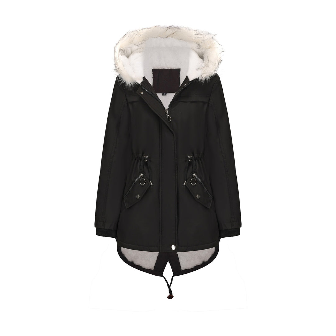 Women's outdoor jacket lined with removable hood Lune London