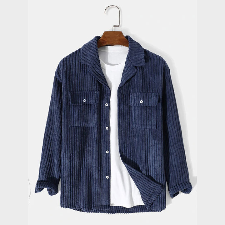 Ladies high-quality corduroy jacket with chest pockets Lune London