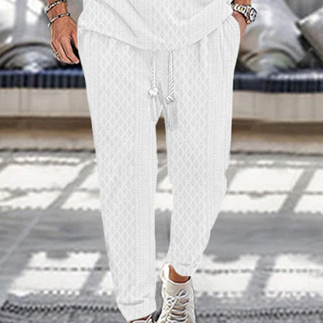 Casual sports pants for men with elastic waist and side pockets Lune London