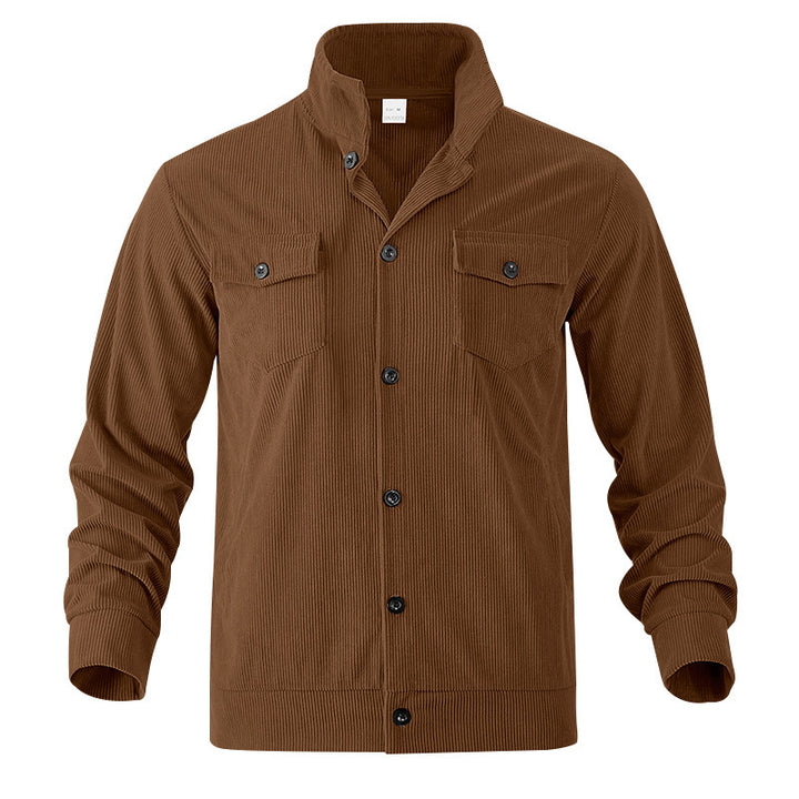 Men's casual cord jacket with practical chest pockets Chic and style