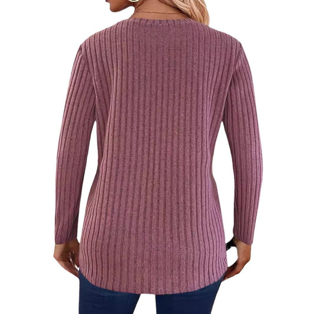 Knitted sweater for women with button details Lune London