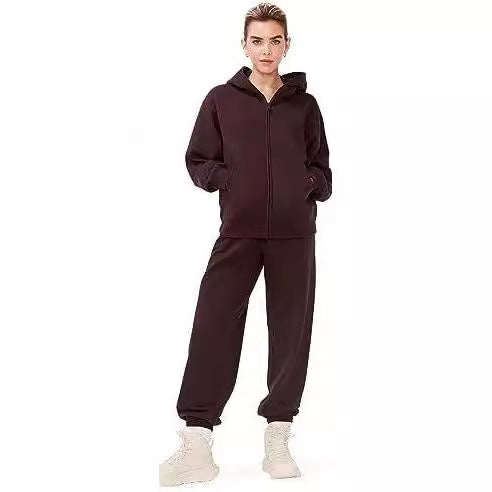 Ladies chic and stylish polar fleece jogging suit