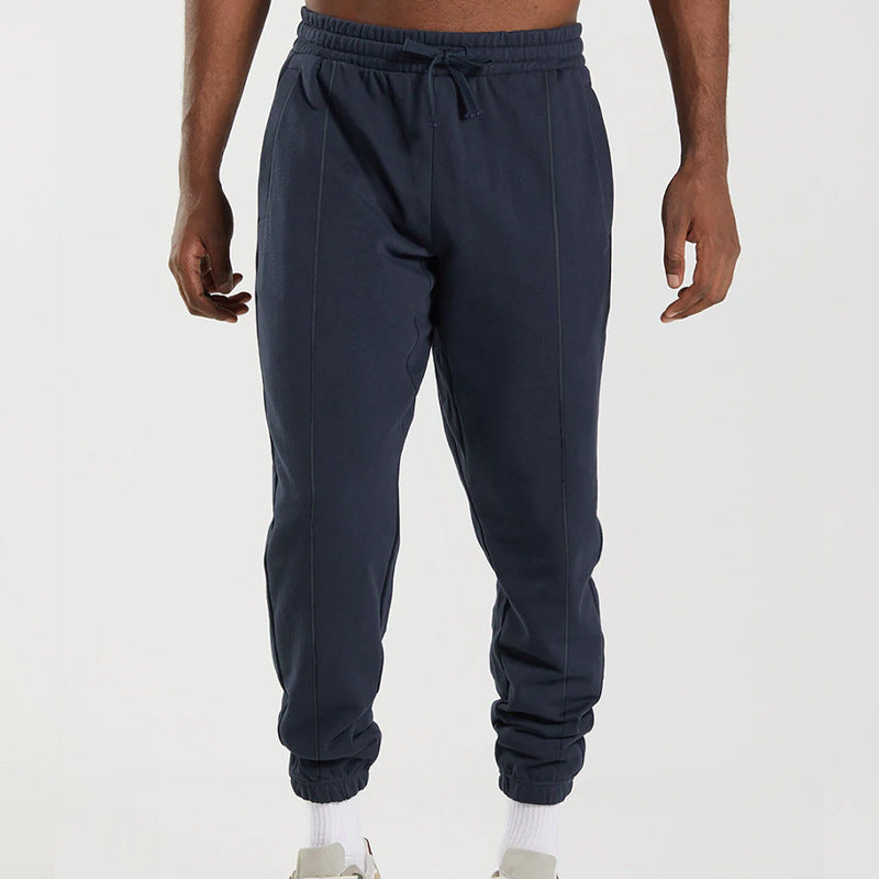 Men's sporty leisure pants with elastic waist and side pockets Lune London