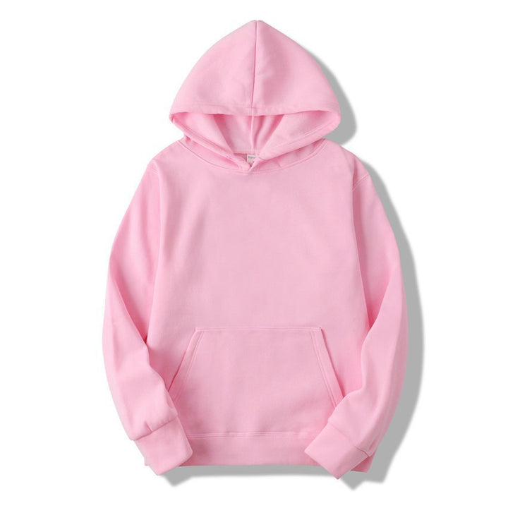 Women's hoodie made of soft fleece with practical kangaroo pocket Chic & Stil