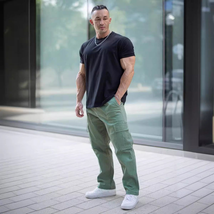 Men's cargo pants with multifunctional pockets and ergonomic fit Lune London