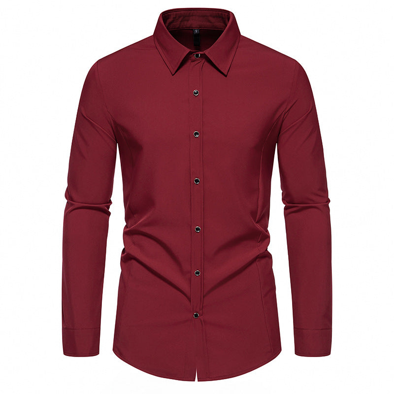 Trendy long sleeve shirt for men with a chic elegant cut Lune London