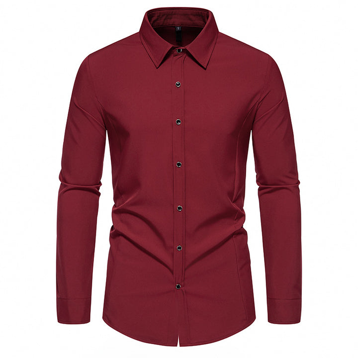 Trendy long sleeve shirt for men with a chic elegant cut Lune London
