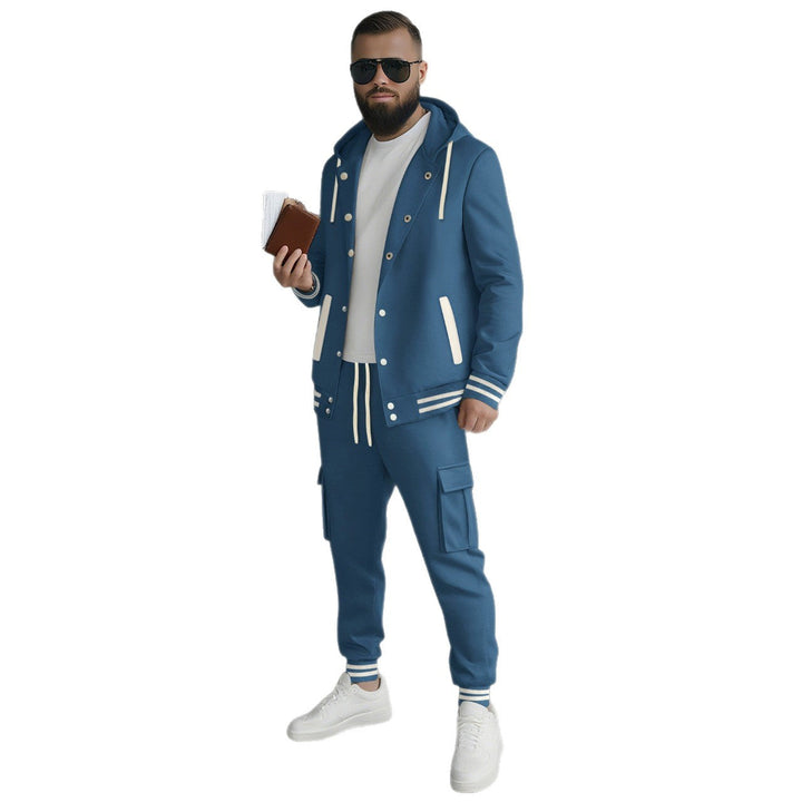 Men's Sporty Leisure Suit with Functional Pockets and High-Quality Workmanship Lune London
