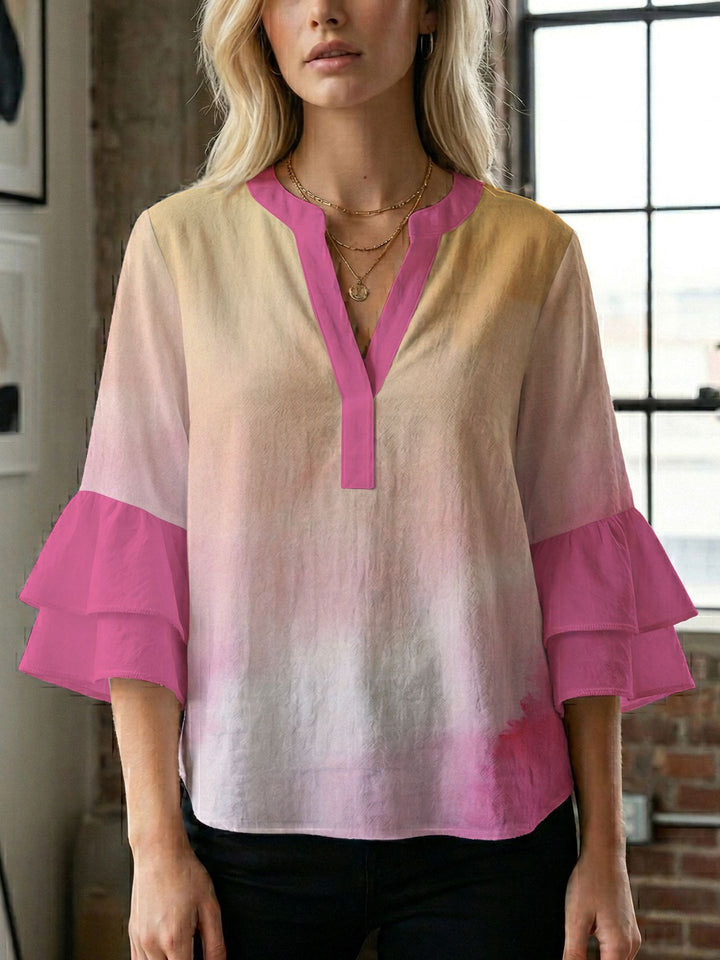 Ladies blouse with beautiful floral design Lune London