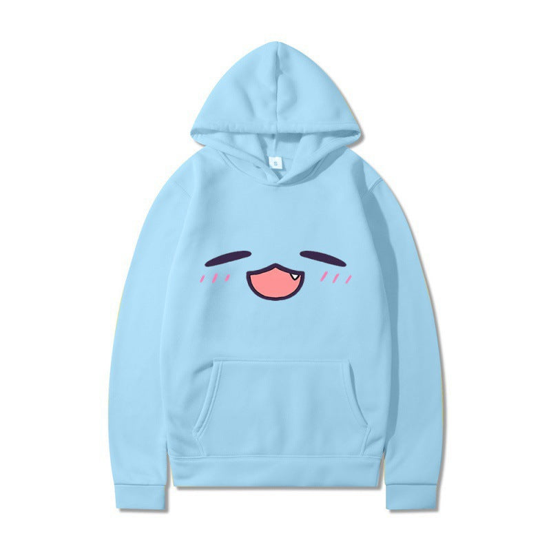Women's hoodie with cheerful cartoon face and comfortable fit Lune London