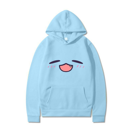 Women's hoodie with cheerful cartoon face and comfortable fit Lune London