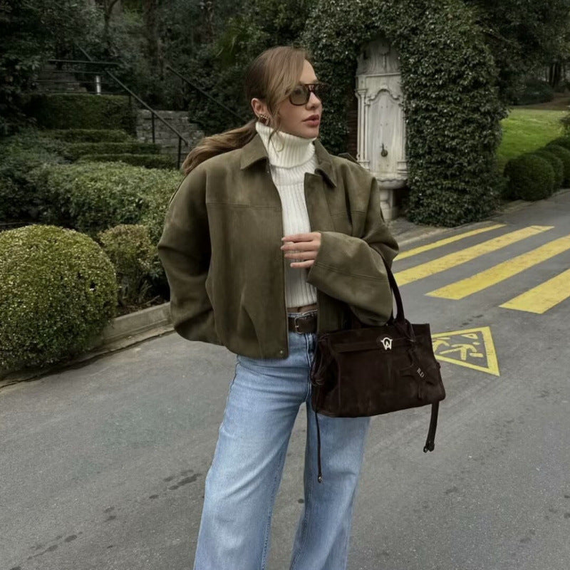 Women Oversized Jacket In Casual Style Lune London