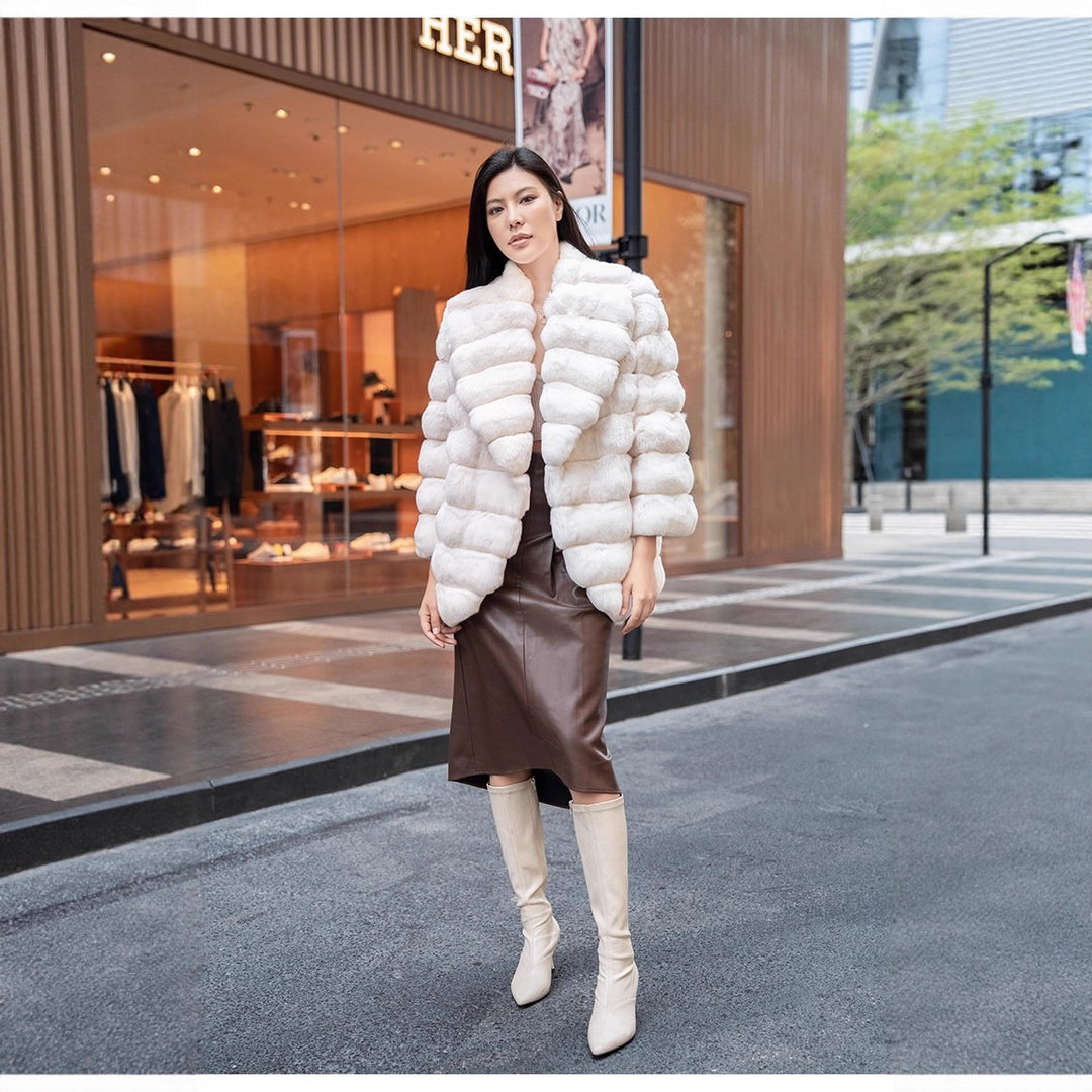 Lune London Faux Fur Coat for Women