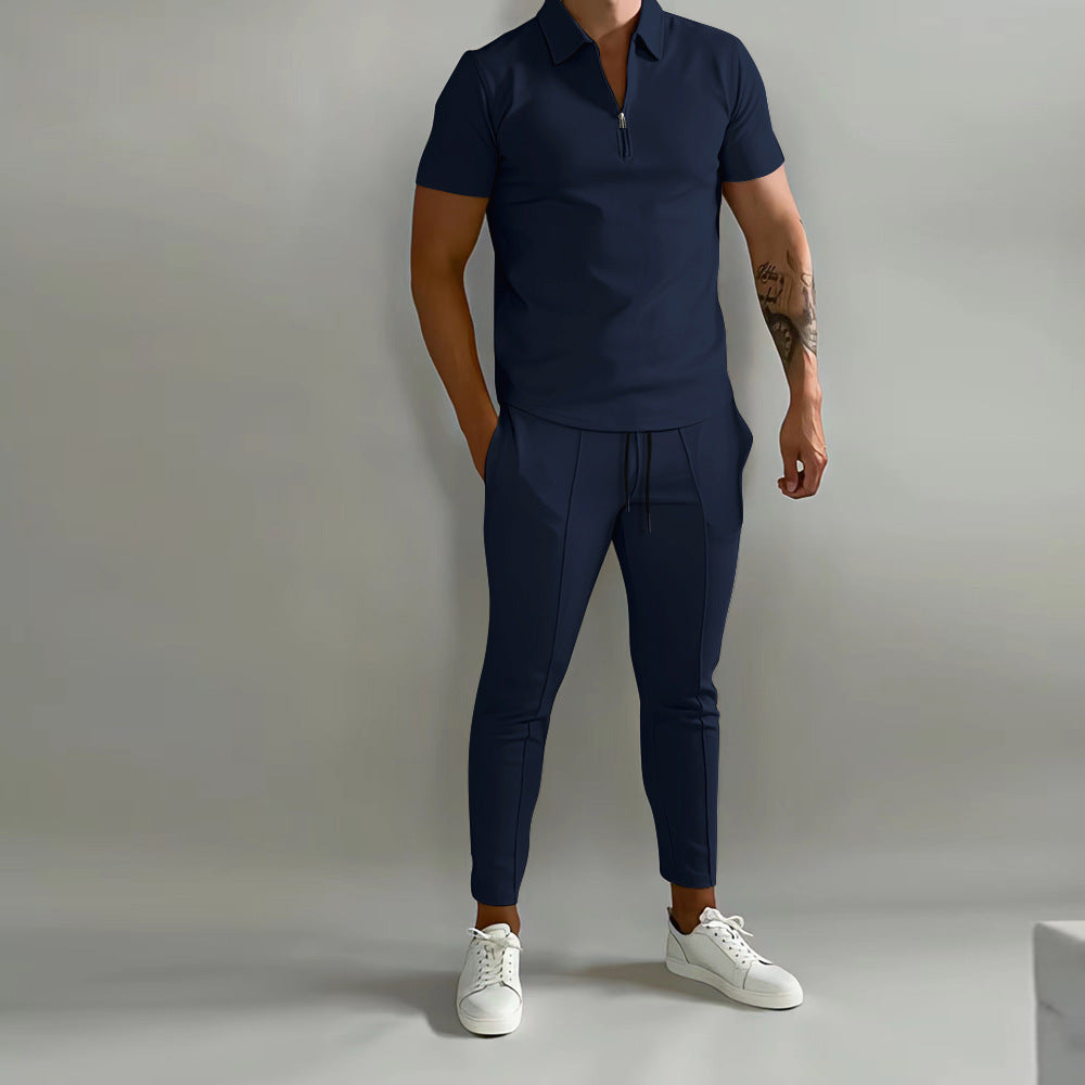 Men's modern zip performance set Lune London