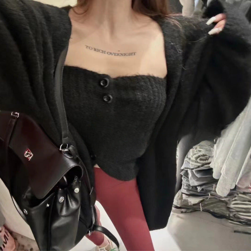 Gilet pour femmes avec détails de boutons et coupe ample Chic & Stil